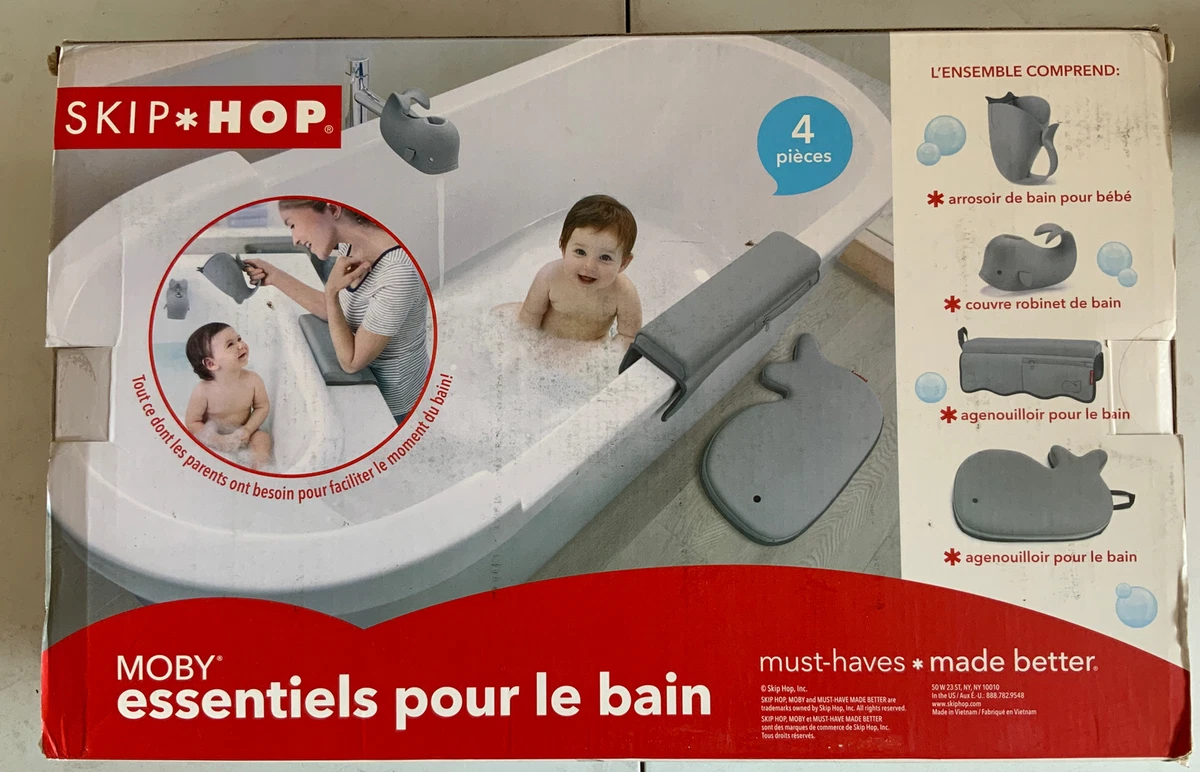 Skip Hop Moby Baby Bath Set with Four Bath Time Essentials