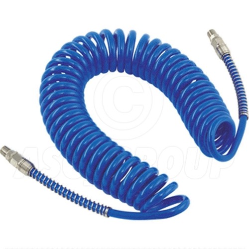 PCL 10m Long 10mm Polyurethane Coiled Air Hose Assembly High Quality