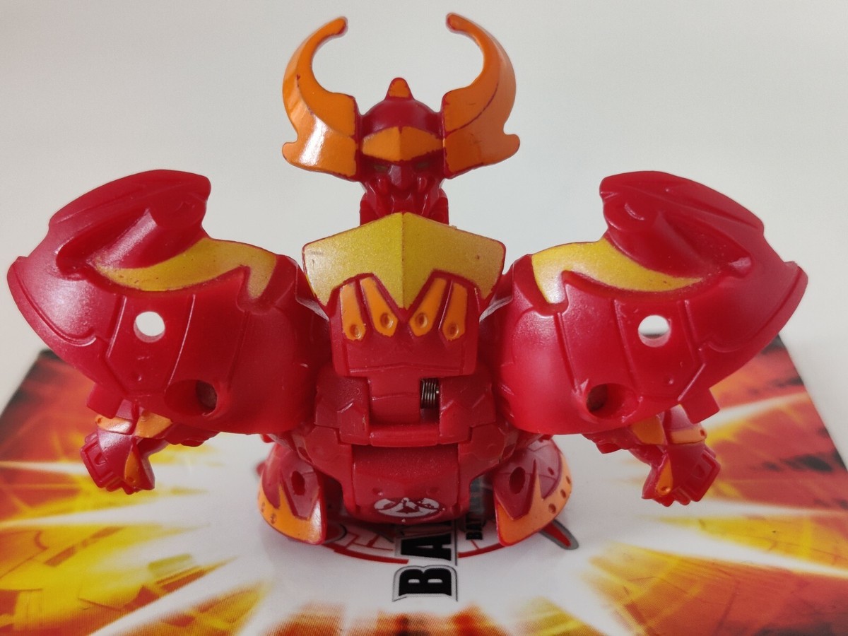 Bakugan Battle Brawlers Krakix Red Pyrus Gundalian Invaders DNA