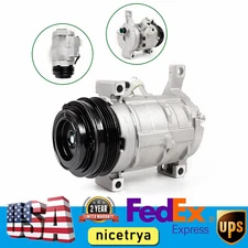 AC A/C Compressor For GMC Yukon 2001 2002 2003-2007 2008 2009 6.0L 5.3L 4.8L