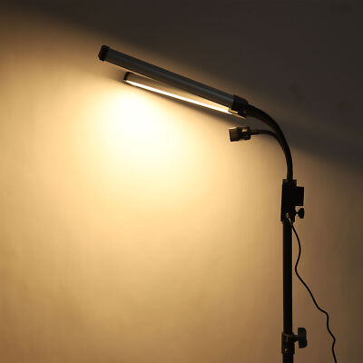 Sonew Luz De Media Luna De Escritorio, 40W 3200K-5600K Plegable LED Lámpara De Escritorio 40w 3200k 5600k Plegable Led Lampara De Escritorio Plegable Para Extension De Pestanas Blanco 100 240v
