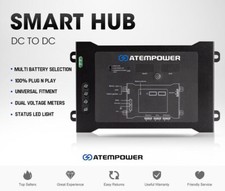 DC to DC Dual Battery System Smart Hub Universal Fitment Dual Voltage