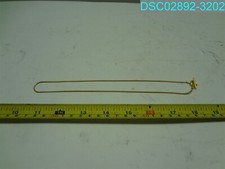 GOLD T-BAR LONG NECKLACE