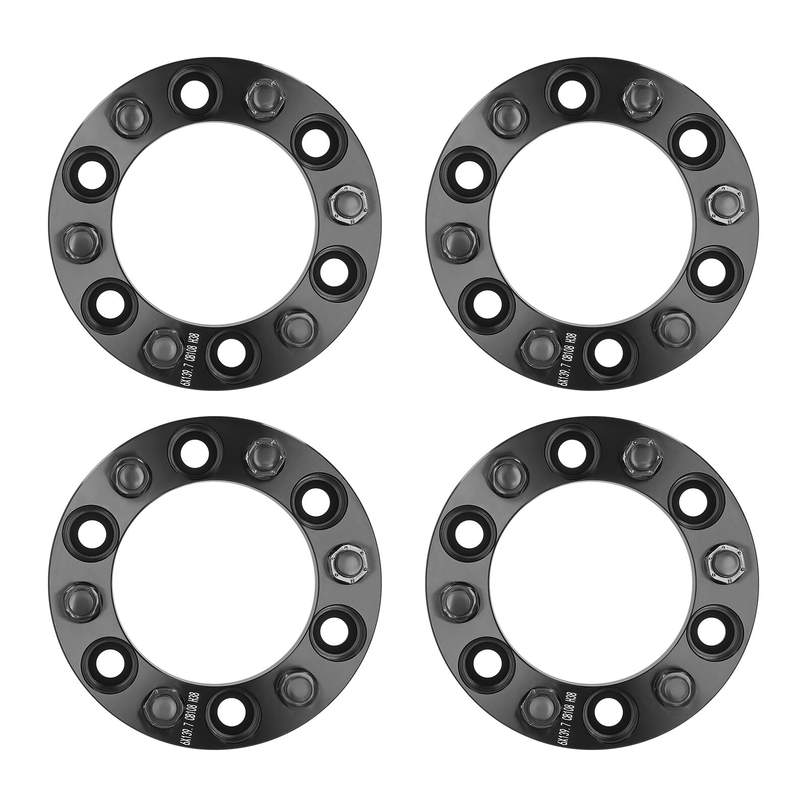 4x 38mm Wheel Spacers 6x139.7 108mm For Toyota Land Cruiser FJ 4Runner Dodge D50