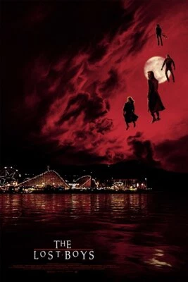 1987 The Lost Boys Movie Poster Print Kiefer Sutherland Corey Feldman 🩸🦇🍿