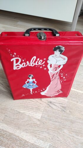 Barbie vintage Koffer von 1961, ponytail, rot, 60er - Bild 1 von 9