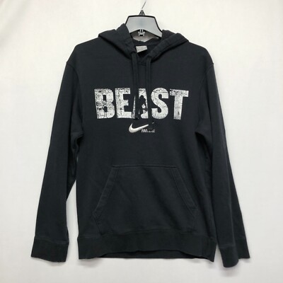 Vintage Nike Men Pullover Hoodie Sweatshirt Size Small Beast Football B232  -24