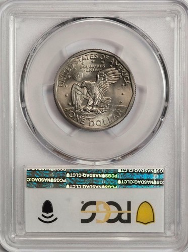 1979 D PCGS MS65 Improperly Annealed Planchet SBA Dollar Mint Error Copper Spot - Picture 4 of 4