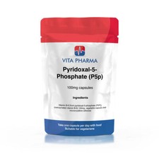 P5P Pyridoxal-5-Phosphate 100mg Capsules | Brain, Mood & Energy  VITAPHARMA