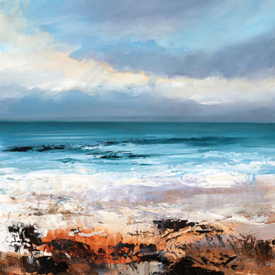 Joanne Last - Sea Surge - Abstract Canvas Print Wall Art - 4 sizes Available