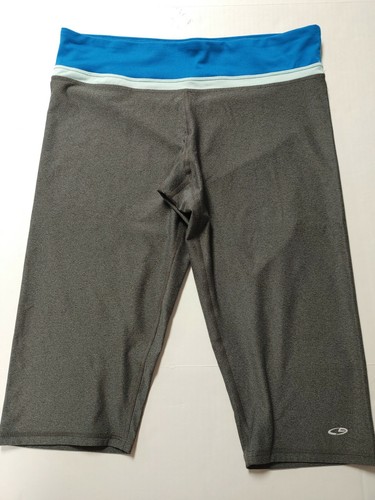 Champion Yoga Pants Womens XL Gray/Blue 