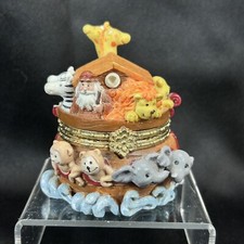 PAPEL GIFTWARE Noah's Ark TWO BY TWO Musical Trinket Box TALK TO THE ANIMALS