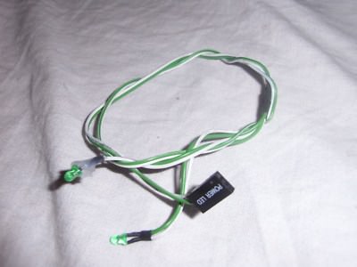 Power LED Anschluss für Leuchtdiode 2x kleine grüne Leuchte Frontpanel Computer