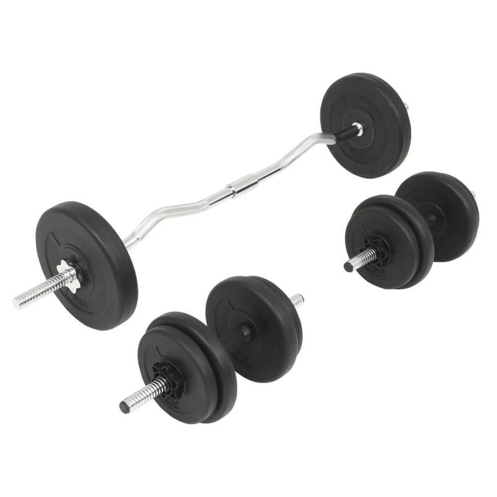 Total Weight 66.1 lb Barbell and Dumbbell Set US Stock eBay