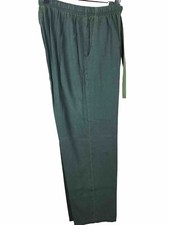 Vintage Physical Attraction Womens Cargo Pants Pull On Drawstring Green Size 0X