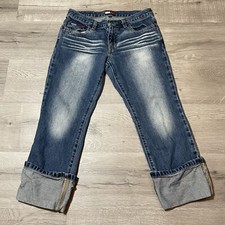 Tommy Hilfiger Vintage Women's Size 5 Blue Jean Capris Medium Acid Wash EUC