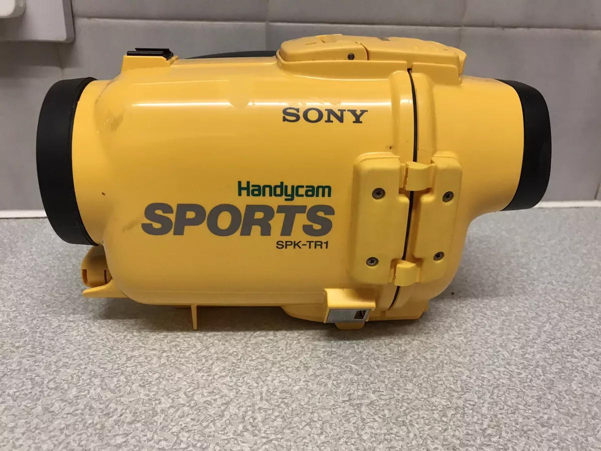 SONY SPK-TR1 HANDYCAM 8MM VIDEO 8 YELLOW SPLASH PROOF SPORTS HOUSING PACK