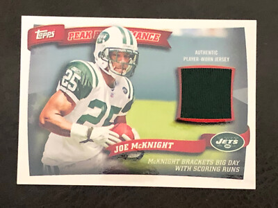 2010 Topps Peak Performance Joe McKnight Card #PPR-JM RC Mint PATCH Relic 