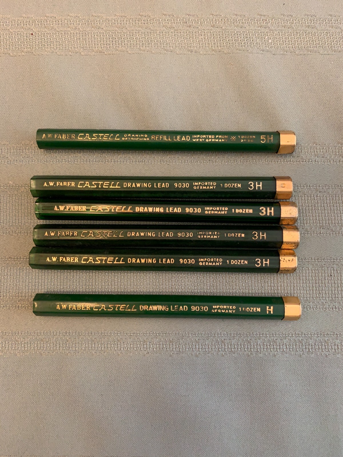 Faber Castell Drawing Lead 9030 - H 3H 5H - 54 Ct