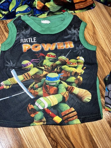 Teenage Mutant Ninja Turtle’s TMNT Boy’s pajama PJ Sz 8 Lot Of 2 - Picture 2 of 7
