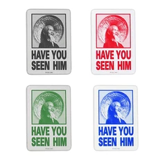 Powell Peralta Skateboards Sticker 4-Pack Skateboard Animal Chin Stickers