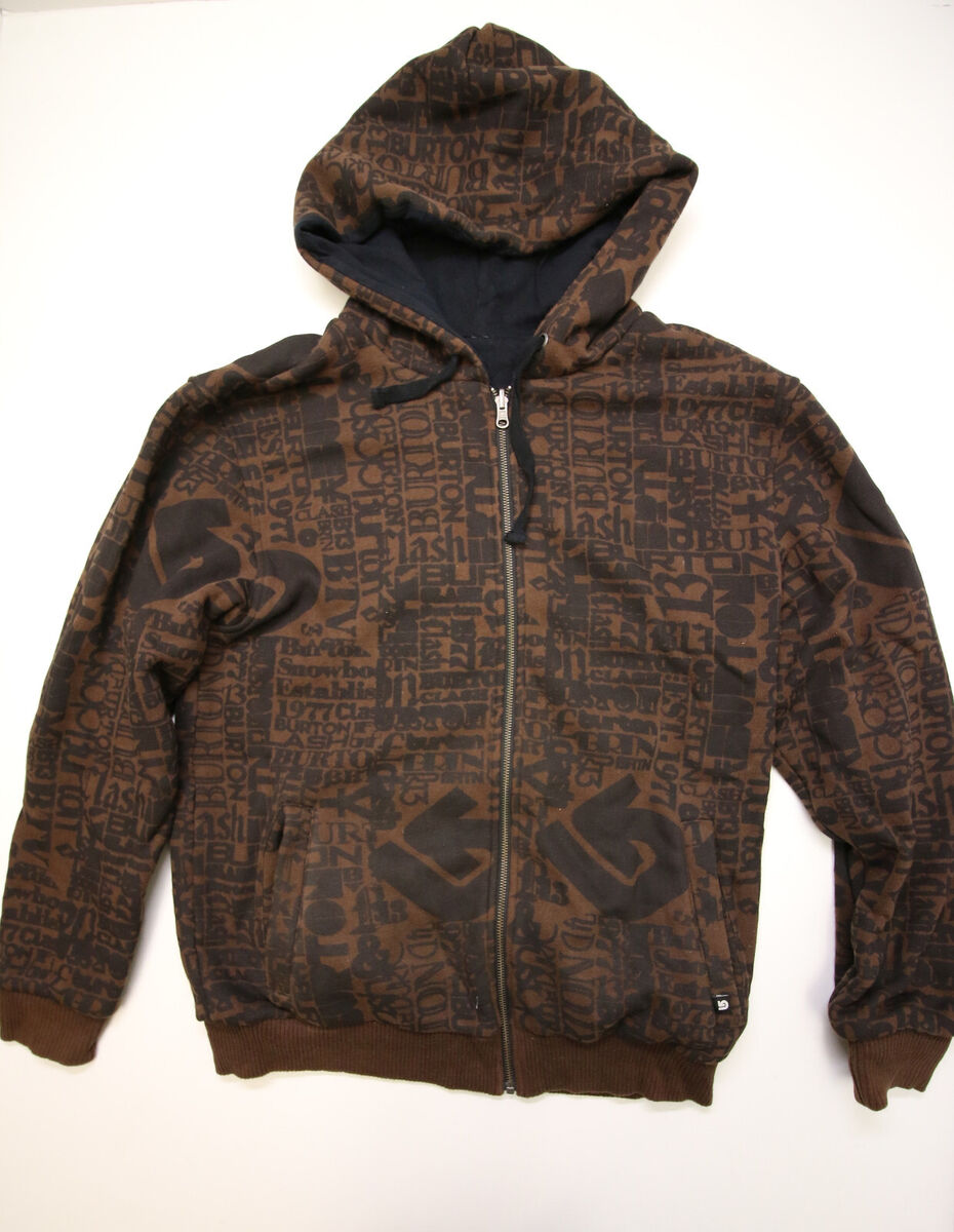 REVERSIBLE ZIP HOODIE - BROWN REVERSIBLE ZIP HOODIE - BROWN