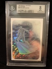 1990 Impel Marvel Universe 1 Holograms set #MH3 Silver Surfer BGS 8 ⬜️ Pop 20