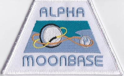 Kosmos 1999 Aufnäher Base Alpha Space 1999 Alpha Moonbase Replikat Patch