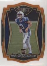 2020 Panini Select Premier Level Orange Prizm Die-Cut Rodrigo Blankenship 01i1