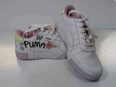 PUMA Cali Bouquet Graphic Lace Up Youth Girls Size 13C Sneakers Casual Shoes 