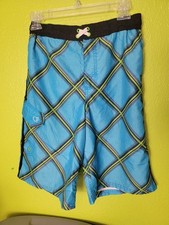 Ocean Pacific Swimwear Swim Trunks Shorts Blue Youth Boys XXL
