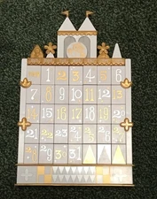 Disney Store London UK - It's A Small World Puzzle Block Perpetual Calendar