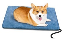 Pet Heating Pad for Cats  Dogs - Indoor/Outdoor Warming Pad, 18 X 18 Blue