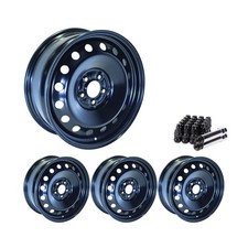 Set Of 4 18 Black Steel Wheel Rims 5x114.3 Fits Ford Explorer Rtxj1 5lug Set Of 4 18 Black Steel Wheel Rims 5x114.3 Fits Ford Explorer Rtxj1 5lug