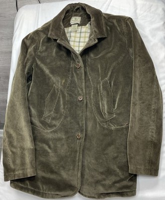 BERETTA Corduroy DUCA VISCONTI MODRONE Belted Back Blazer Size 46 Preowned Good