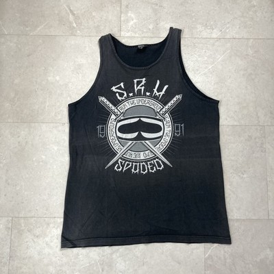 vintage srh supporting radical surf skate motocross streetwear tank top size L