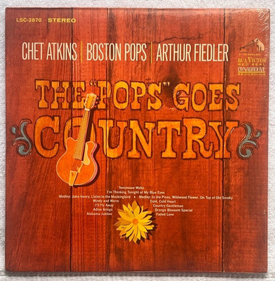 CHET ATKINS w/ ARTHUR FIEDLER & THE BOSTON POPS ''...Goes Country'' '66 1stP 1S/4S