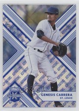 2018 Panini Elite Extra Edition Aspirations Blue 73/75 Genesis Cabrera #133 0w8