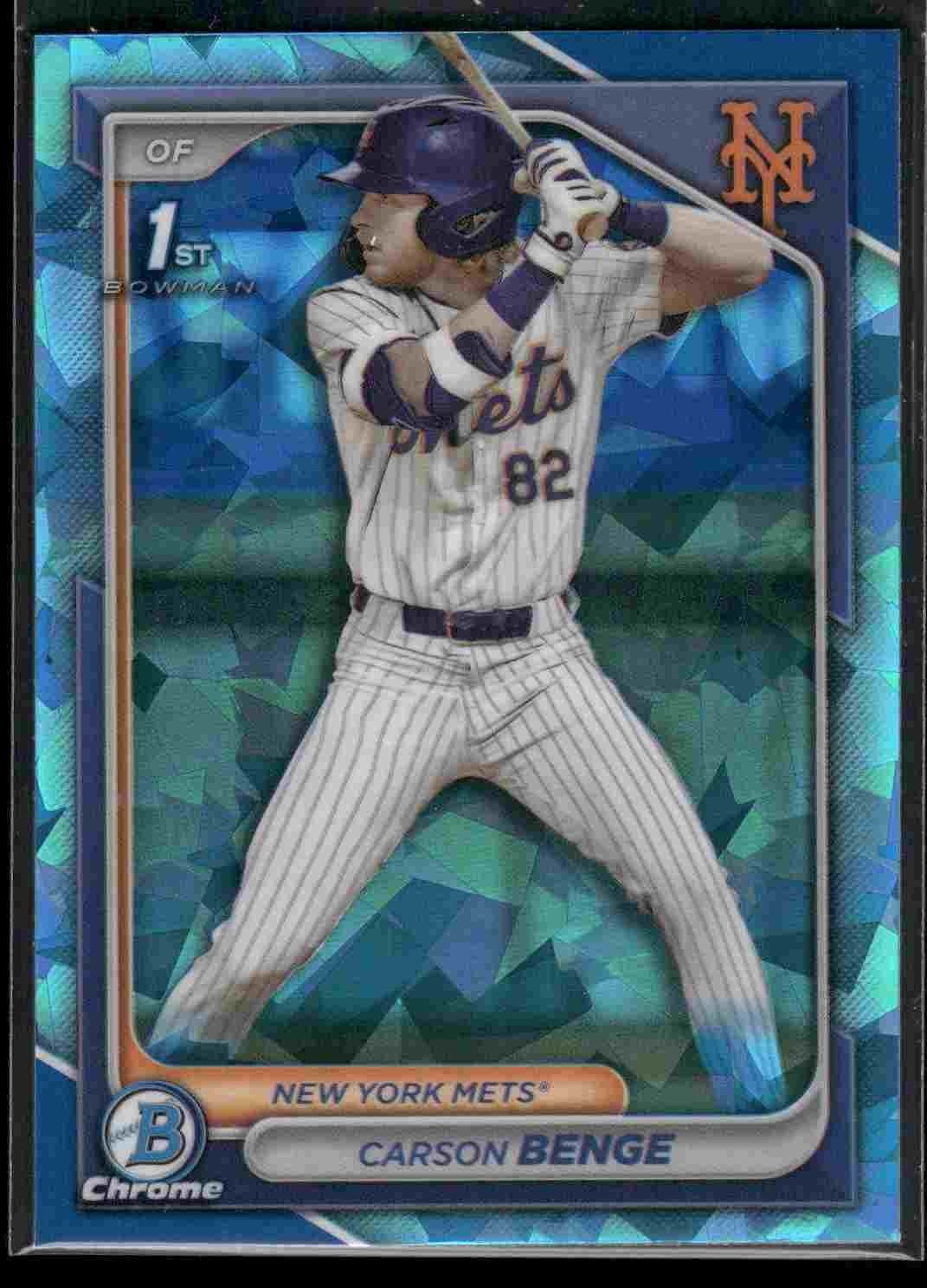 2024 Bowman Chrome Draft Sapphire Edition - Carson Benge #BDC-28 (RC)