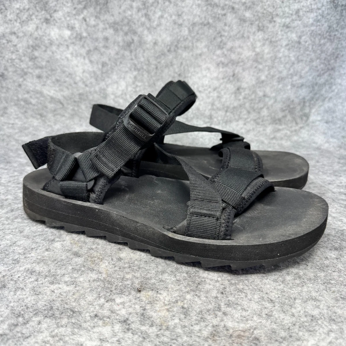 Merrell Black Sandals for Men with Strap for sale | eBay