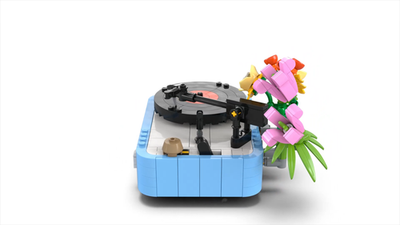 NEW! LEGO 3 in 1 Record Player w/ Flowers, Microphone, Radio Set