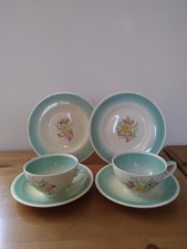 Susie Cooper Swansea Spray Trios