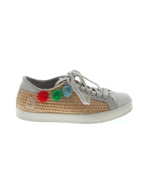 D.A.T.E. Women Gray Sneakers US 7
