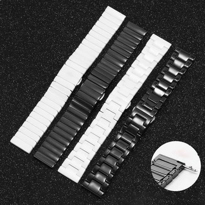 Quick Release Keramik Armband Uhrenarmband Ersatz Armband 14-24mm Uhrenband - Bild 1 von 4