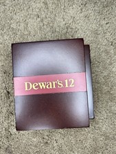 Dewars 12 Distillery Coaster Set with Storage...