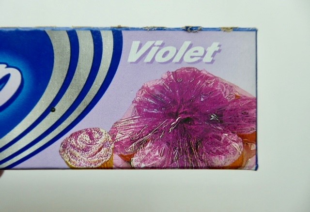Vintage NOS Reynolds Plastic Wrap 100 Sq. Ft. VIOLET Factory Sealed Purple NEW