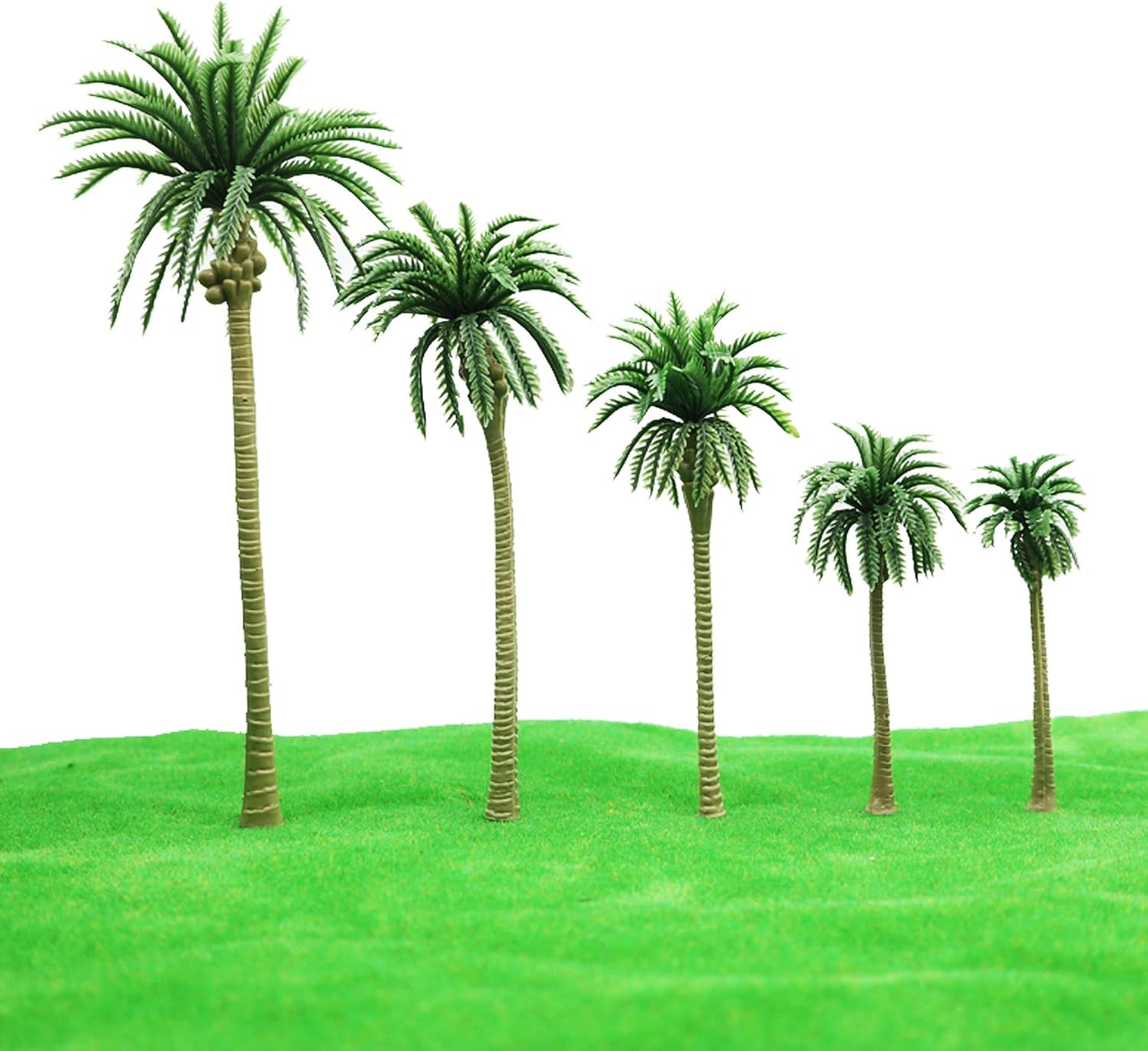 Woohome 44 PCS Model Trees Coconut Palm with 5 Mini... 