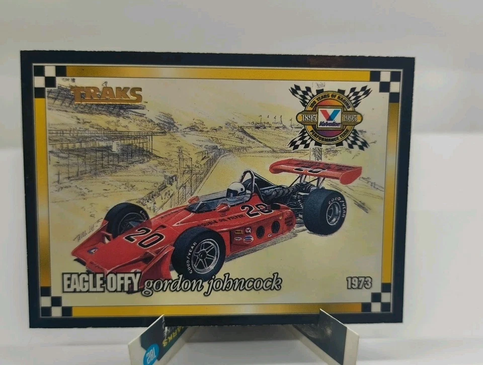 1994 Traks Valvoline 100 Years of Racing 93 Card Lot #1-58, 70-71, 79 + Dupes - Image 4 of 4