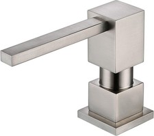 Soap Dispenser for Kitchen Sink Polished Chrome All Brass Built-in  Refill NEW