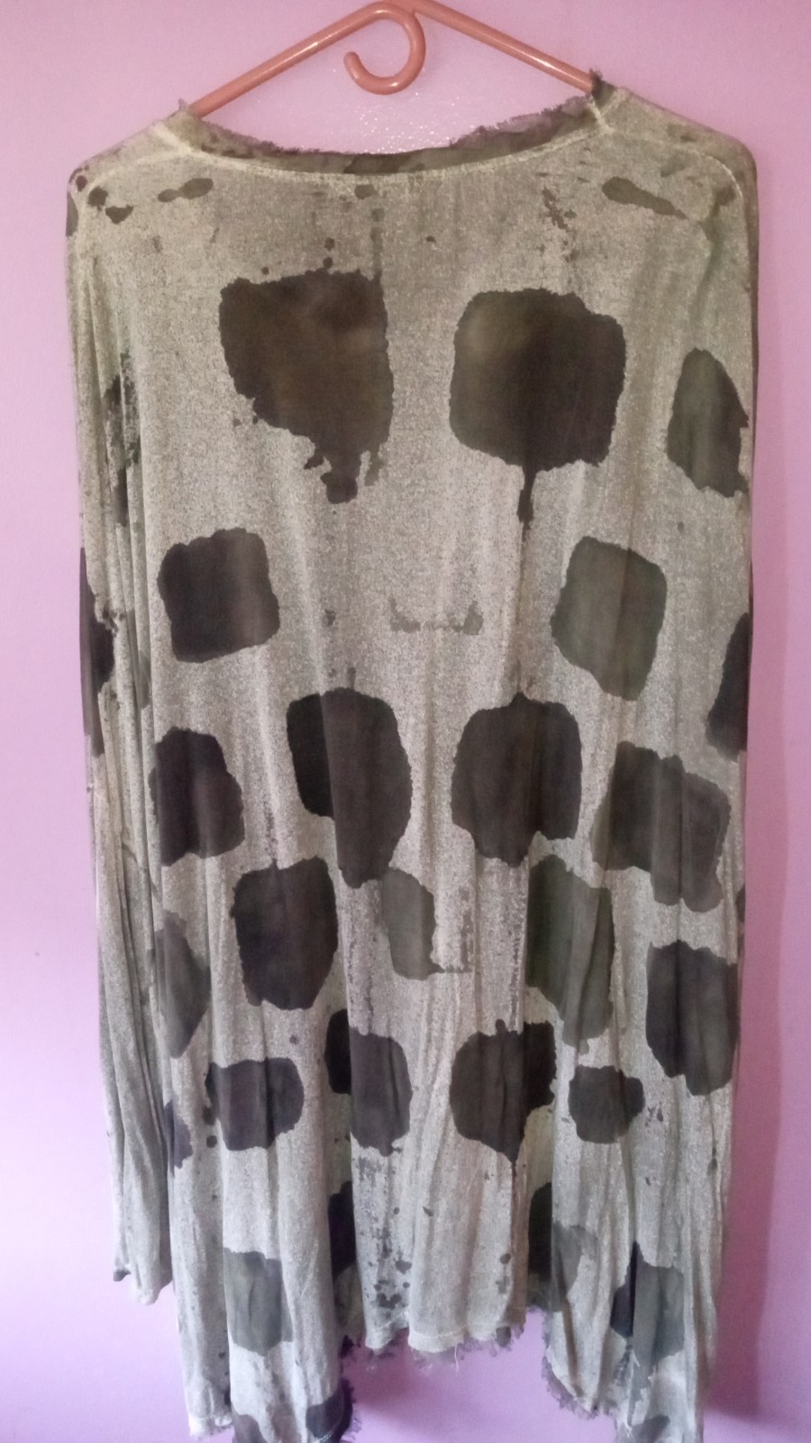 Scandal Made In Italy Womens Hi Low Sweater Plus Sz 3x, Lagenlook Boho Artsy